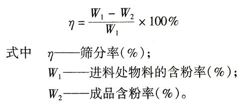 計(jì)算篩分率